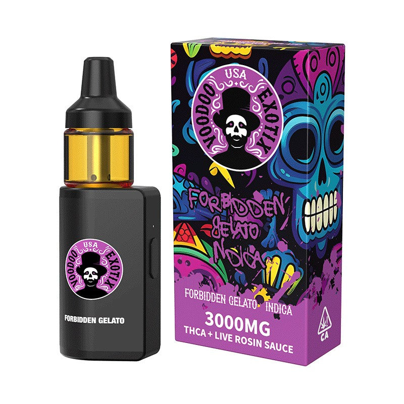 VOODOO Exotix THCA Live Rosin Disposable Vape 3G