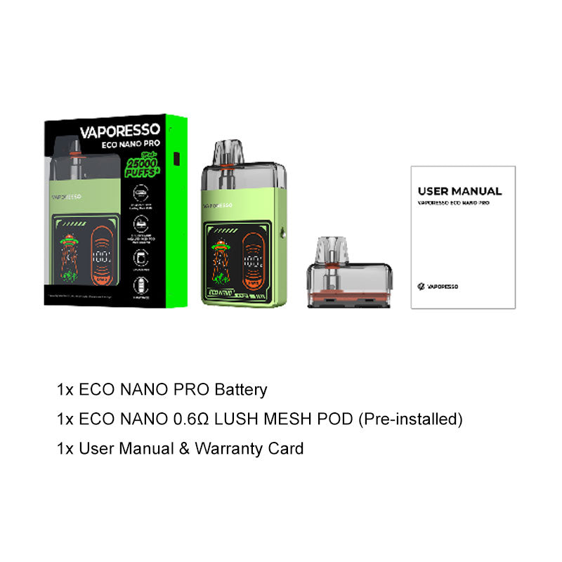 Vaporesso Eco Nano Pro Pod System Kit 1000mAh